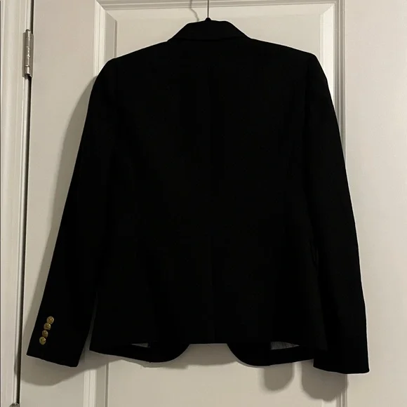 J. Crew Black Schoolboy Blazer with Gold Buttons - Picture 5 of 5